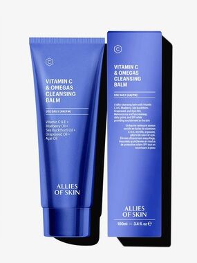 New Allies of Skin Vitamin C Omegas Cleansing Balm 100ml 3.4oz Full Size In Box